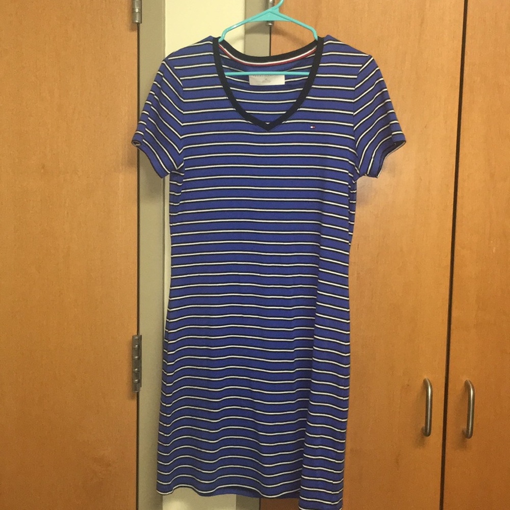 Casual Straight Blue Dress